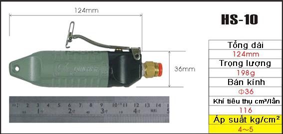 Thân kìm cắt khí nén Quicher HS-10